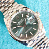 SOLDOUT: Rolex Datejust 126234 36MM Automatic Mint Jubilee Dial Factory Warranty Box Papers 2024