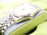 SOLDOUT: Rolex Datejust 36MM 16234 Silver Stick Dial Automatic Jubilee Fluted Bezel Serviced Box 1991