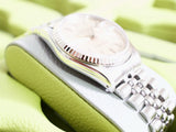 SOLDOUT: Rolex Datejust 36MM 16234 Silver Stick Dial Automatic Jubilee Fluted Bezel Serviced Box 1991