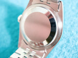 SOLDOUT: Rolex Datejust 36MM 16234 Silver Stick Dial Automatic Jubilee Fluted Bezel Serviced Box 1991