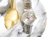 SOLDOUT: Rolex Datejust 16013 36MM Two Tone Jubilee Silver Dial T Swiss T Box 1979
