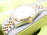 SOLDOUT: Rolex Datejust 16233 36MM Automatic 18K Yellow Gold Bezel Two-Tone Mint Serviced Box 1993