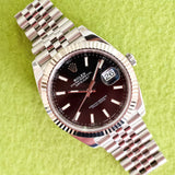 SOLDOUT: Rolex Datejust 41MM 126334 Automatic Jubilee Mint 1 Year Warranty Black Dial Box