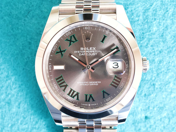 SOLDOUT: Rolex Datejust 126300 41MM Automatic Wimbledon Jubilee Factory Warranty Near Mint Box Papers 2024