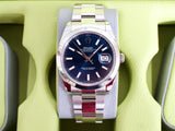 SOLDOUT: Rolex Datejust 126300 41MM Mint Automatic Blue Dial Smooth Bezel Oyster Box Papers 2023