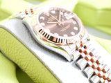 Rolex Datejust 278271 31MM Automatic Jubilee Two-Tone 18k Rose Gold Factory Chocolate Dial Factory Diamonds Mint Box Papers 2026