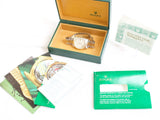 Sold Out: Rolex Datejust 16233 36MM Rare Pyramid Dial Two-Tone with Box and Papers 1990