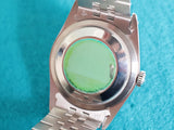 SOLDOUT: Rolex Datejust 36MM 16234 18K White Gold Bezel Factory Diamond Dial Jubilee Box Serviced 1991