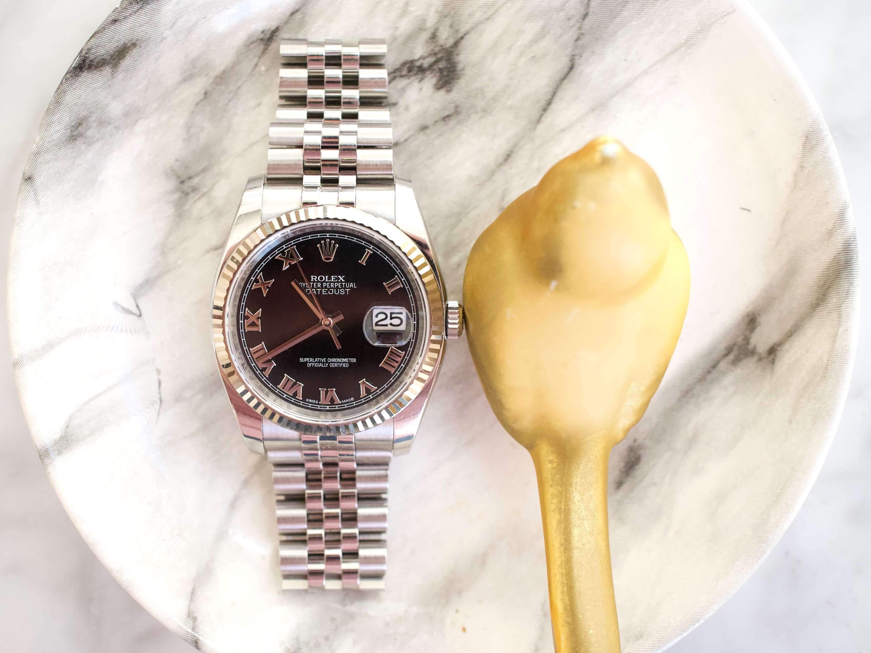 SOLD OUT: Rolex Datejust 36MM 116234 18k Bezel Super Jubilee