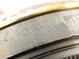SOLDOUT: Rolex Datejust 36MM 116233 Super Jubilee Quickset 18k Gold and Steel Box Paper