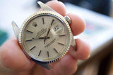 SOLDOUT: Rolex Datejust 16014 36MM 18k Bezel Automatic Jubilee Rolex Travel Box