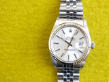 SOLDOUT: Rolex Datejust 16014 36MM 18k Bezel Automatic Jubilee Rolex Travel Box
