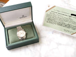 Rolex Datejust 36MM 16014 Silver Dial 18K Bezel Quickset Factory Rolex Box and Rolex Service Card - WearingTime Luxury Watches