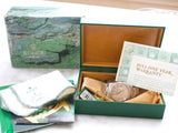 SOLDOUT: Rolex Datejust 16220 36MM Silver Dial Automatic Full Set No Holes Case 1999