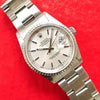 SOLDOUT: Rolex Datejust 16220 36MM Silver Dial Automatic Full Set No Holes Case 1999