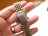 SOLDOUT: Rolex Datejust 36MM 16233 Ivory Pyramid Roman Dial Box and Papers