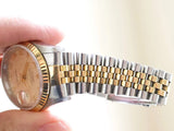 SOLDOUT: Rolex Datejust 36MM 16233 Ivory Pyramid Roman Dial Box and Papers