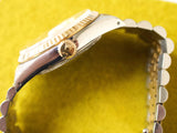 SOLDOUT: Rolex Datejust 36MM 16233 Ivory Pyramid Roman Dial Box and Papers