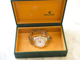 SOLDOUT: Rolex Datejust 16233 36MM Two Tone 18K Bezel Jubilee White Roman Dial No Holes Factory Rolex Box