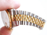 SOLDOUT: Rolex Datejust 16233 36MM Two Tone 18K Bezel Jubilee White Roman Dial No Holes Factory Rolex Box