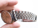 SOLDOUT: Rolex Datejust 16234 36MM Quickset Jubilee 18K Bezel Silver Dial and Factory Rolex Box