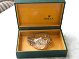 SOLDOUT: Rolex Datejust 16234 36MM Quickset Jubilee 18K Bezel Silver Dial and Factory Rolex Box