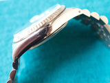 SOLDOUT: Rolex Datejust 16234 36MM Quickset Jubilee 18K Bezel Silver Dial and Factory Rolex Box