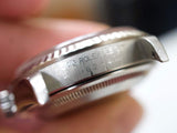Sold Out: Rolex Datejust 36MM 16234 Quickset Jubilee 18K Bezel Silver Dial No Holes Factory Rolex Box