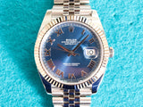 Rolex Datejust 126334 41MM Azzurro Blue Automatic 18K White Gold Bezel Jubilee 1 Year Warranty Box Papers 2020