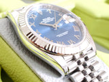 Rolex Datejust 126334 41MM Azzurro Blue Automatic 18K White Gold Bezel Jubilee 1 Year Warranty Box Papers 2020