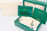 SOLDOUT: Rolex Datejust 41MM Green Dial Smooth Bezel Jubilee Bracelet 2024 Box Papers 126300