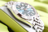 SOLDOUT: Rolex Datejust 41MM Green Dial Smooth Bezel Jubilee Bracelet 2024 Box Papers 126300