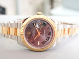 SOLDOUT: Rolex Datejust II 116333 Factory Wimbledon Dial 41MM Oyster Gold Steel Automatic Serviced Box Papers 2017