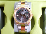 SOLDOUT: Rolex Datejust II 116333 Factory Wimbledon Dial 41MM Oyster Gold Steel Automatic Serviced Box Papers 2017