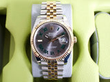 SOLDOUT: Rolex Datejust 126331 Factory Wimbledon Dial 18K Rose Gold and Steel Jubilee 41MM Automatic 2023 Box Papers