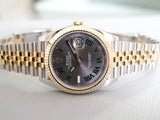 SOLDOUT: Rolex Datejust 126331 Factory Wimbledon Dial 18K Rose Gold and Steel Jubilee 41MM Automatic 2023 Box Papers