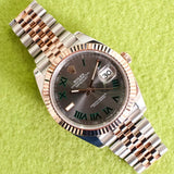 SOLDOUT: Rolex Datejust 126331 41MM Wimbledon Automatic Rose Gold Two-Tone Jubilee Box Papers 2024