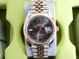 SOLDOUT: Rolex Datejust 126331 41MM Wimbledon Automatic Rose Gold Two-Tone Jubilee Box Papers 2024