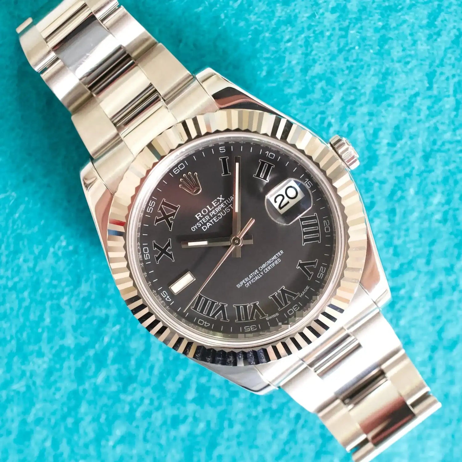 SOLDOUT: Rolex Datejust II 116334 41MM 18K White Gold Bezel Automatic CPO Warranty Box Papers 2011
