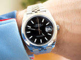 SOLDOUT: Rolex Datejust 126300 2023 Automatic Jubilee 41MM Factory Warranty Box Papers and Tag Smooth Bezel