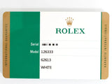 SOLDOUT: Rolex Datejust 126333 41MM Two-Tone 18K Gold and Steel Jubilee Mint Box Papers 2018