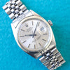 SOLDOUT: Rolex Datejust 36MM 1601 Silver Dial 18k Bezel Automatic Factory Rolex Box