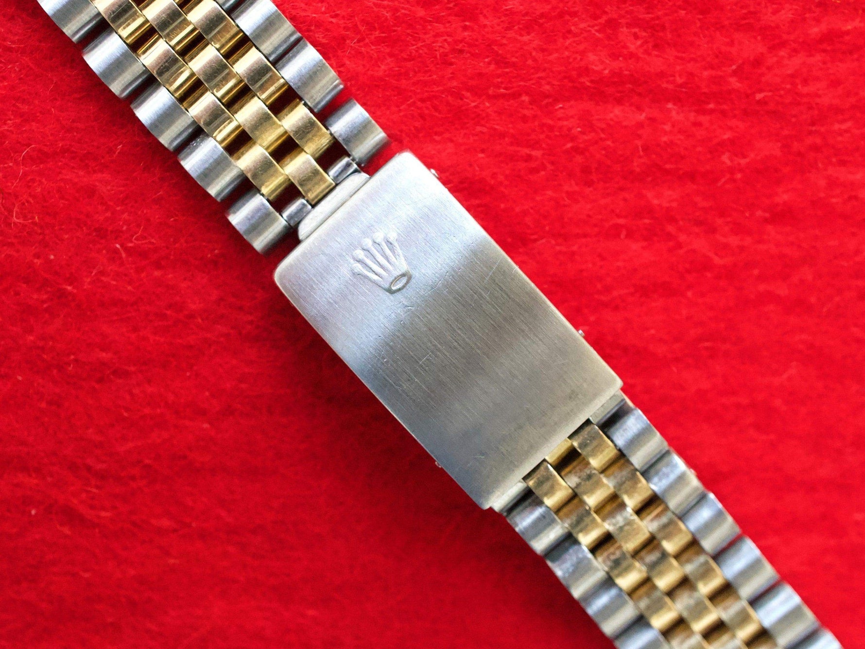 Rolex Datejust 36MM 16233 Jubilee Two Tone 18k Rare Arabic Anniversary Dial 1984 - WearingTime Luxury Watches