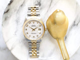 SOLDOUT: Rolex Datejust 36MM 16233 Jubilee Two Tone 18k Rare Arabic Anniversary Dial 1984