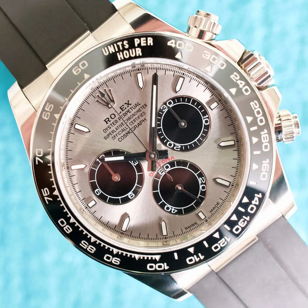 SOLDOUT: Rolex Daytona 126519LN Cosmograph 40MM Ghost Dial White Gold Cerachrom Bezel Oysterflex Automatic Box Papers 2024