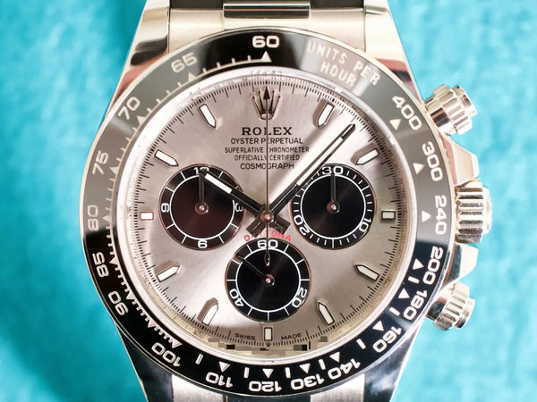 SOLDOUT: Rolex Daytona 126519LN Cosmograph 40MM Ghost Dial White Gold Cerachrom Bezel Oysterflex Automatic Box Papers 2024