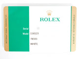 SOLDOUT: Rolex Daytona 116523 Cosmograph 40MM White Dial 18k Two-Tone Automatic Mint Box Papers 2015