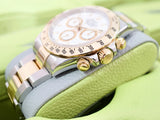 SOLDOUT: Rolex Daytona 116523 Cosmograph 40MM White Dial 18k Two-Tone Automatic Mint Box Papers 2015