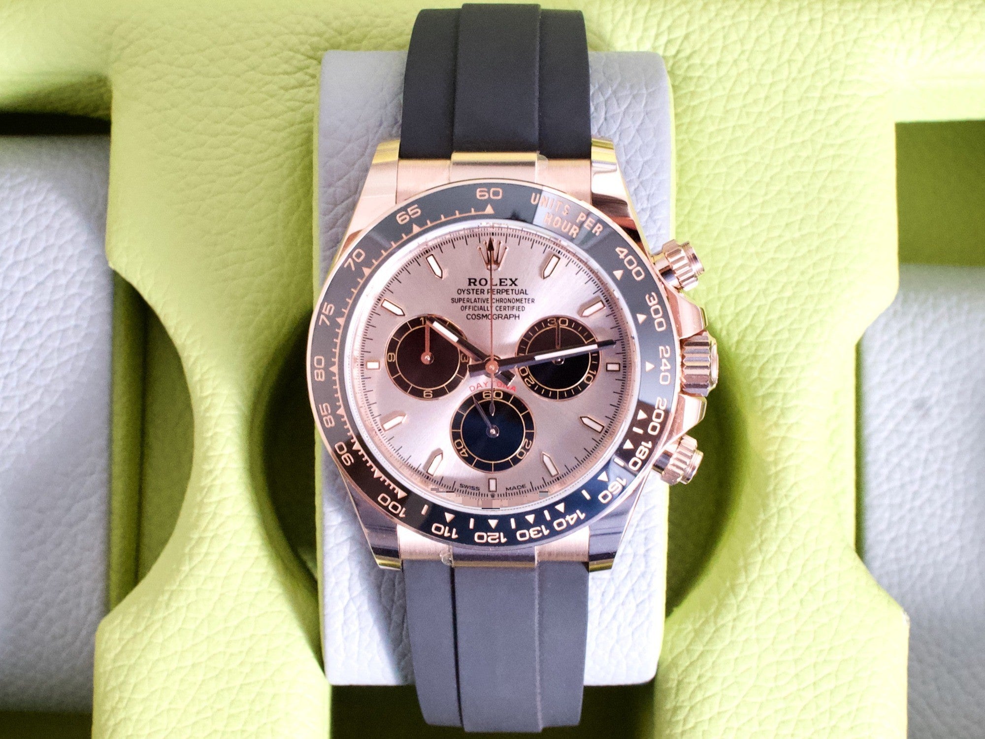 Rolex Cosmograph Daytona 126515LN 18k Everose Gold 40mm Sundust