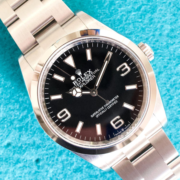 SOLDOUT: Rolex Explorer 124270 36MM Automatic Black Dial Mint Factory Warranty Box Papers 2026